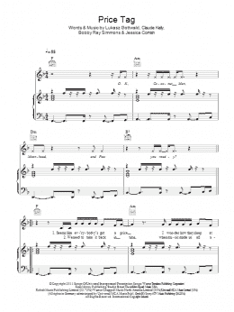 page one of Price Tag (Piano, Vocal & Guitar Chords)