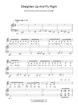 page one of Straighten Up And Fly Right (Piano, Vocal & Guitar Chords)