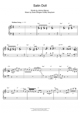 page one of Satin Doll (Piano, Vocal & Guitar Chords)