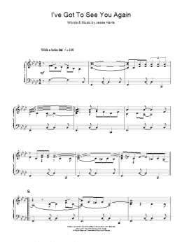 page one of I've Got To See You Again (Piano Solo)