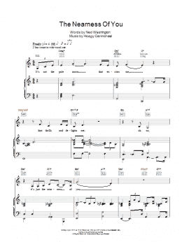 page one of The Nearness Of You (Piano, Vocal & Guitar Chords)