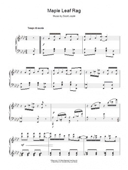 page one of Maple Leaf Rag (Piano Solo)