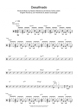 page one of Desafinado (Slightly Out Of Tune) (Drums)