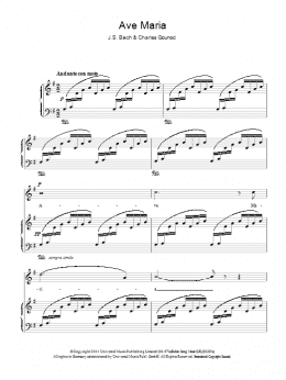 page one of Ave Maria (Piano & Vocal)