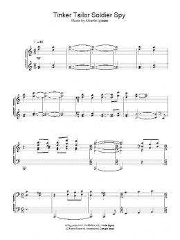 page one of Tinker Tailor Soldier Spy (Piano Solo)