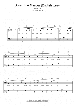 page one of Away In A Manger (Piano & Vocal)