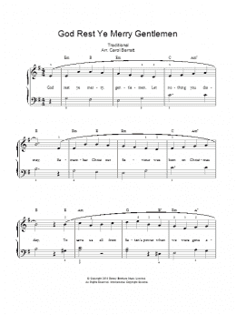 page one of God Rest Ye Merry, Gentlemen (Piano & Vocal)