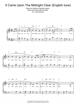 page one of It Came Upon The Midnight Clear (Piano & Vocal)