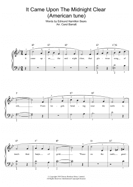 page one of It Came Upon The Midnight Clear (Piano & Vocal)