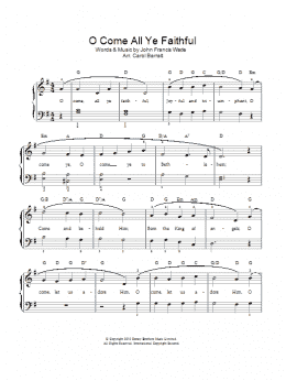 page one of O Come, All Ye Faithful (Adeste Fideles) (Piano & Vocal)