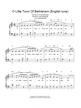 page one of O Little Town Of Bethlehem (Piano & Vocal)