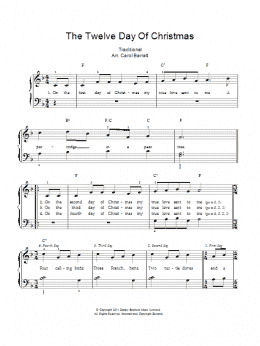 page one of The Twelve Days Of Christmas (Piano & Vocal)