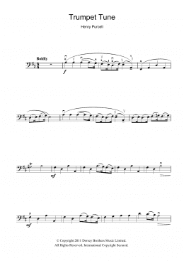 page one of Trumpet Tune (Cello Solo)