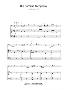 page one of The Surprise Symphony (Piano, Vocal & Guitar Chords)