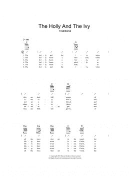 page one of The Holly And The Ivy (Ukulele Chords/Lyrics)