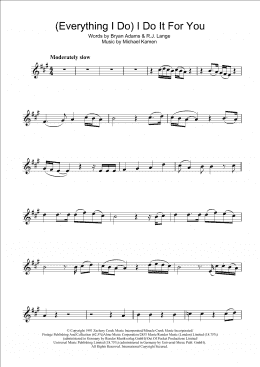 page one of (Everything I Do) I Do It For You (Alto Sax Solo)