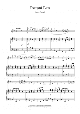 page one of Trumpet Tune (Violin Solo)