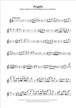 page one of Angels (Flute Solo)