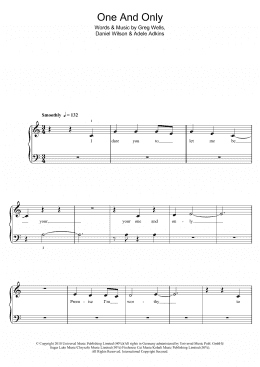 page one of One And Only (5-Finger Piano)