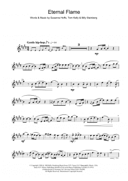 page one of Eternal Flame (Alto Sax Solo)