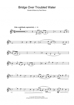 page one of Bridge Over Troubled Water (Alto Sax Solo)