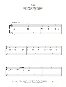 page one of Still (Easy Piano)