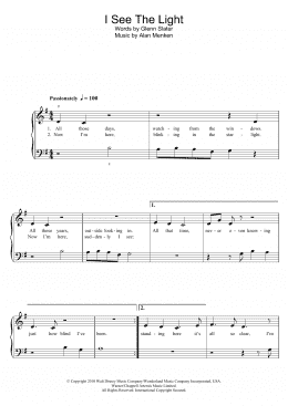 page one of I See The Light (from Tangled) (5-Finger Piano)