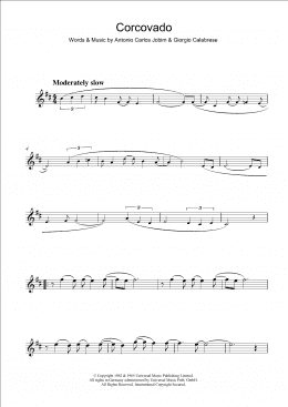 page one of Corcovado (Quiet Nights Of Quiet Stars) (Clarinet Solo)