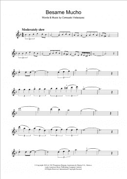 page one of Besame Mucho (Kiss Me Much) (Violin Solo)