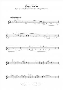 page one of Corcovado (Quiet Nights Of Quiet Stars) (Violin Solo)