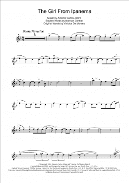 page one of The Girl From Ipanema (feat. Astrud Gilberto) (Violin Solo)