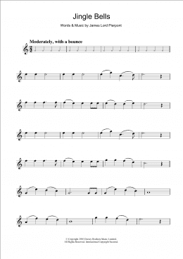 page one of Jingle Bells (Alto Sax Solo)