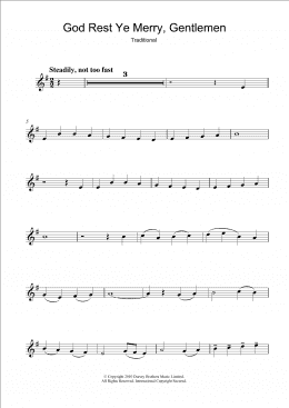 page one of God Rest Ye Merry, Gentlemen (Clarinet Solo)