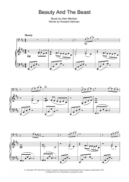 page one of Beauty And The Beast (Cello Solo)