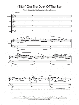 page one of (Sittin' On) The Dock Of The Bay (SATB Choir)