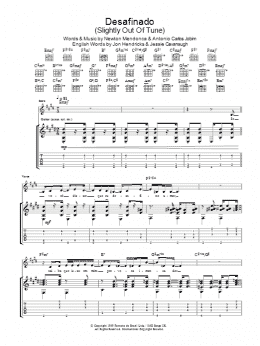 page one of Desafinado (Slightly Out Of Tune) (Guitar Tab)