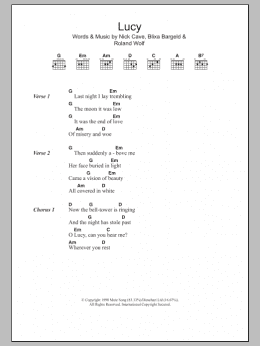 page one of Lucy (Guitar Chords/Lyrics)