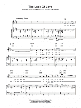 page one of The Look Of Love (Piano, Vocal & Guitar Chords)