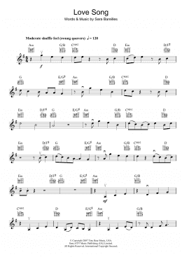 page one of Love Song (Violin Solo)