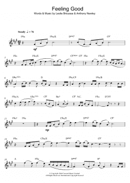 page one of Feeling Good (Alto Sax Solo)