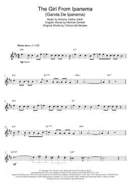 page one of The Girl From Ipanema (Garota De Ipanema) (Alto Sax Solo)