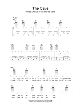 page one of The Cave (Ukulele Chords/Lyrics)