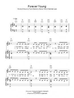 page one of Forever Young (Piano, Vocal & Guitar Chords)