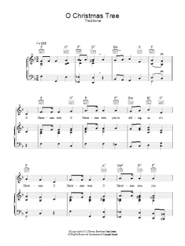 page one of O Christmas Tree (Piano, Vocal & Guitar Chords)