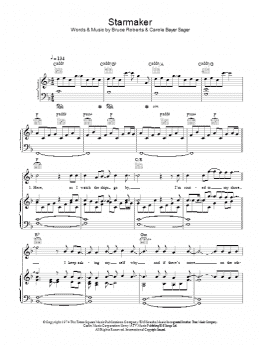 page one of Starmaker (Piano, Vocal & Guitar Chords)