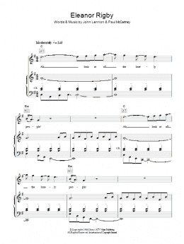 page one of Eleanor Rigby (Piano, Vocal & Guitar Chords)