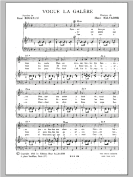 page one of Vogue La Galere (Piano & Vocal)