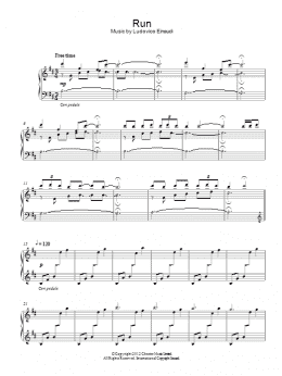 page one of Run (Piano Solo)