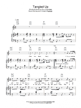 page one of Tangled (Piano, Vocal & Guitar Chords)