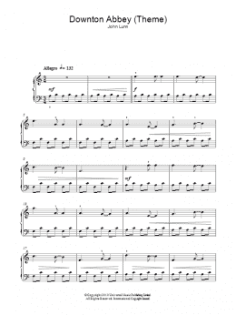 page one of Downton Abbey (Theme) (Easy Piano)